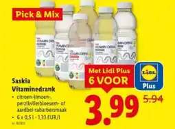Lidl Saskia Vitaminedrank aanbieding