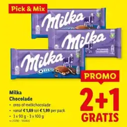 Lidl Milka Chocolade aanbieding