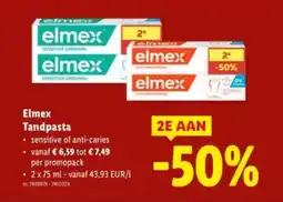 Lidl Elmex Tandpasta aanbieding