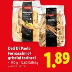 Lidl Deli di paolo fornaccini of grissini torinesi aanbieding