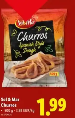 Lidl Sol & mar churros aanbieding
