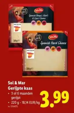 Lidl Sol & Mar Gerijpte kaas aanbieding
