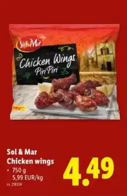 Lidl Sol & mar chicken wings aanbieding