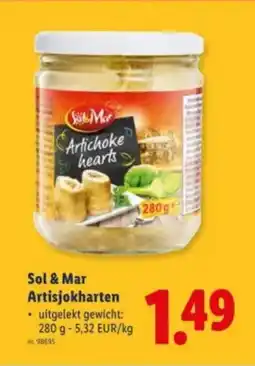 Lidl Sol & Mar Artisjokharten aanbieding