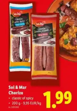 Lidl Sol & Mar Chorizo aanbieding