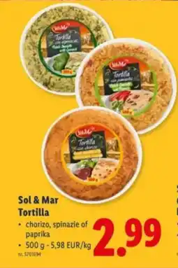 Lidl Sol & Mar Tortilla aanbieding