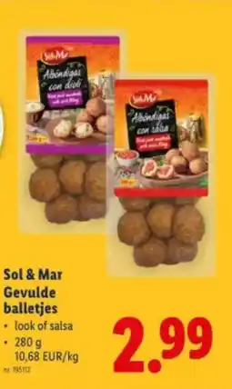 Lidl Sol & mar gevulde balletjes aanbieding