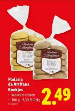 Lidl Padaria da arrifana koekjes aanbieding