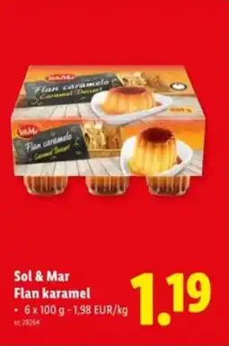 Lidl Sol & Mar Flan karamel aanbieding