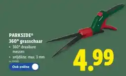 Lidl Parkside 360° grasschaar aanbieding