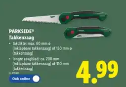 Lidl Parkside takkenzaag aanbieding