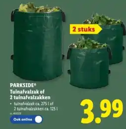 Lidl Parkside tuinafvalzak of 2 tuinafvalzakken aanbieding