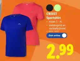 Lidl Crivit sportshirt aanbieding