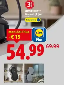 Lidl Silvercrest stoomstrijkijzer aanbieding