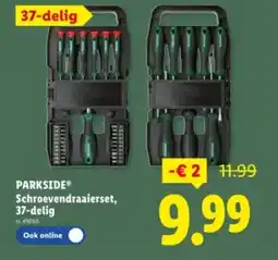 Lidl Parkside schroevendraaierset aanbieding