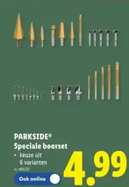 Lidl Parkside speciale boorset aanbieding