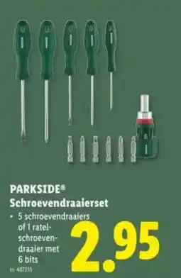 Lidl Parkside schroevendraaierset aanbieding