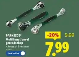 Lidl Parkside multifunctioneel gereedschap aanbieding