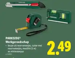 Lidl Parkside werkgereedschap aanbieding