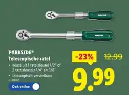 Lidl Parkside telescopische ratel aanbieding