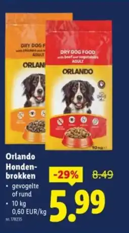 Lidl Orlando Honden brokken aanbieding