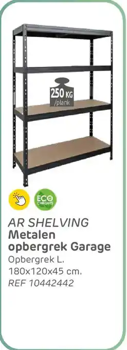 Ar shelving metalen opbergrek garage
