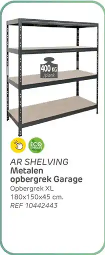 Brico Ar shelving metalen opbergrek garage aanbieding