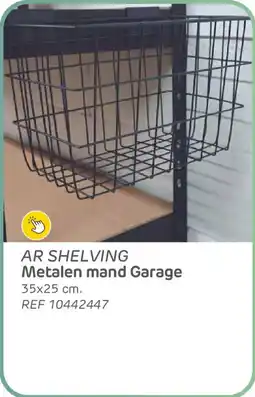 Brico Ar shelving metalen mand garage aanbieding