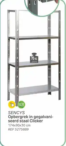 Brico Sencys opbergrek in gegalvani- seerd staal clicker aanbieding