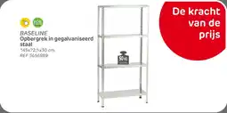 Brico Baseline opbergrek in gegalvaniseerd staal aanbieding