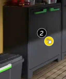 Brico Keter Lage kast Moby aanbieding