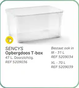 Brico Sencys Opbergdoos T-box aanbieding