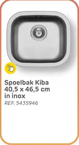 Brico Spoelbak kiba in inox aanbieding