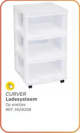 Brico Curver ladesysteem op wieltjes aanbieding