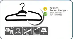 Brico Spaceo set van 4 hangers aanbieding