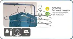 Brico Spaceo set van 4 hangers aanbieding