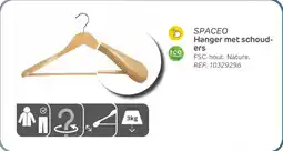 Brico Spaceo hanger met schoud- ers aanbieding