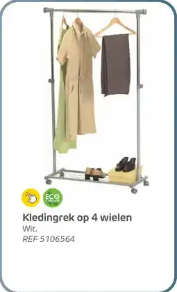 Brico Kledingrek op 4 wielen aanbieding