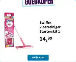 Plein.nl Swiffer vloerreiniger starterskit 1 aanbieding