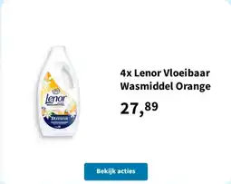 Plein.nl Lenor vloeibaar wasmiddel orange aanbieding