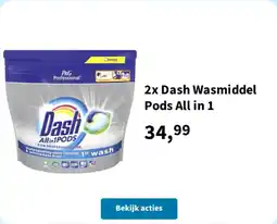 Plein.nl Dash Wasmiddel Pods All in 1 aanbieding