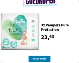 Plein.nl Pampers pure protection aanbieding