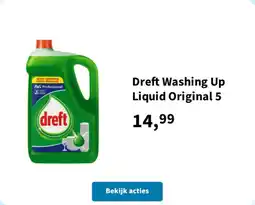 Plein.nl Dreft washing up liquid original 5 aanbieding
