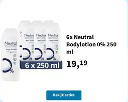 Plein.nl Neutral Bodylotion 0% aanbieding