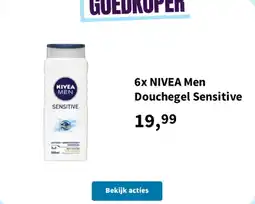 Plein.nl NIVEA Men Douchegel Sensitive aanbieding
