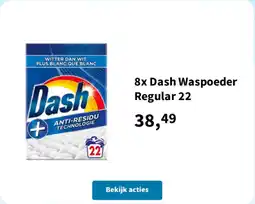 Plein.nl Dash waspoeder regular 22 aanbieding