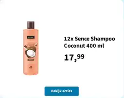 Plein.nl Sence shampoo coconut aanbieding