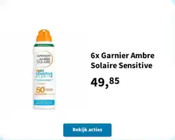 Plein.nl Garnier ambre solaire sensitive aanbieding