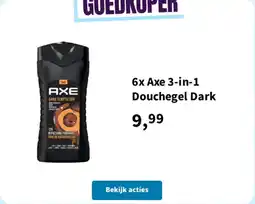 Plein.nl Axe 3-in-1 douchegel dark aanbieding