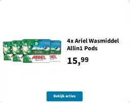 Plein.nl Ariel wasmiddel allin1 pods aanbieding